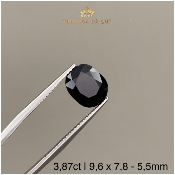 Đá Sapphire Đen Phan Thiết tự nhiên 100% 3,87ct - IRSP283 2407387 hình ảnh 1