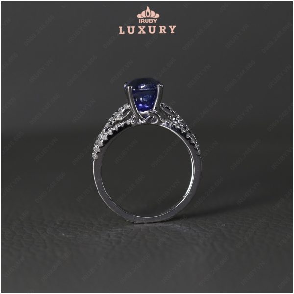 Nhẫn nữ Sapphire Royal blue kết Kim Cương - IRBS192 2405327 hình ảnh 2