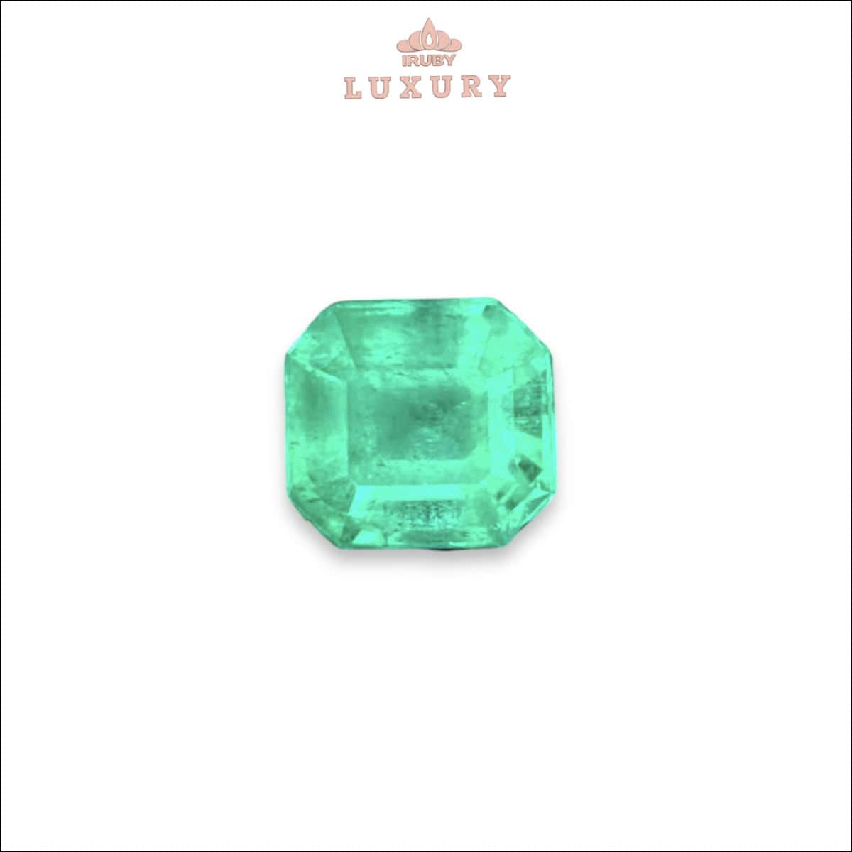 Đá Emerald xanh vivid tự nhiên 100% 2,46ct – IREM47 2409246