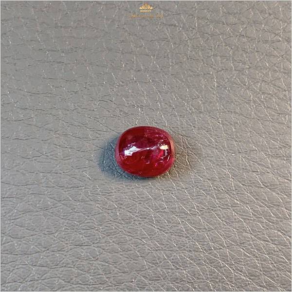 Đá Ruby cabochon đỏ huyết Lục Yên 2,62ct IRRC263 2409262 hình ảnh 4