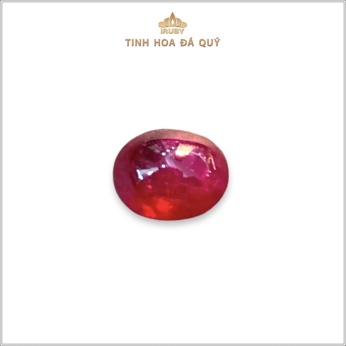 Đá Ruby cabochon đỏ huyết chất kính 1,51ct – IRRC265 2409151