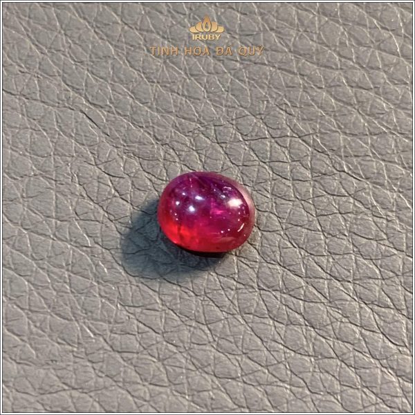 Đá Ruby cabochon huyết kính Lục Yên 1,98ct - IRRC260 2409198 hình ảnh 2