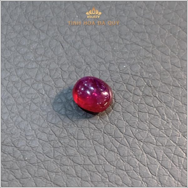 Đá Ruby cabochon huyết kính Lục Yên 1,98ct - IRRC260 2409198 hình ảnh 3