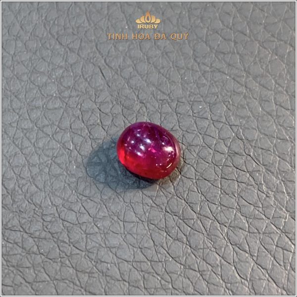 Đá Ruby cabochon huyết kính Lục Yên 1,98ct - IRRC260 2409198 hình ảnh 4