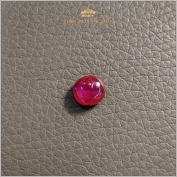 Đá Ruby cabochon huyết kính Lục Yên 2,07ct - IRRC261 2409207 hình ảnh