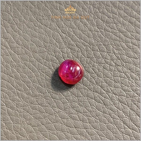 Đá Ruby cabochon huyết kính Lục Yên 2,07ct - IRRC261 2409207 hình ảnh 4