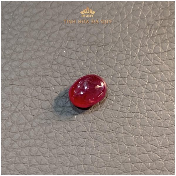 Đá Ruby cabochon huyết kính Lục Yên 2,11ct - IRRC259 2409211 hình ảnh