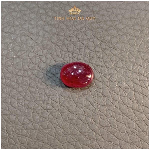 Đá Ruby cabochon huyết kính Lục Yên 2,11ct - IRRC259 2409211 hình ảnh 1