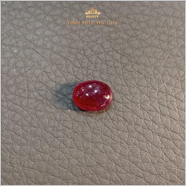 Đá Ruby cabochon huyết kính Lục Yên 2,11ct - IRRC259 2409211 hình ảnh 5