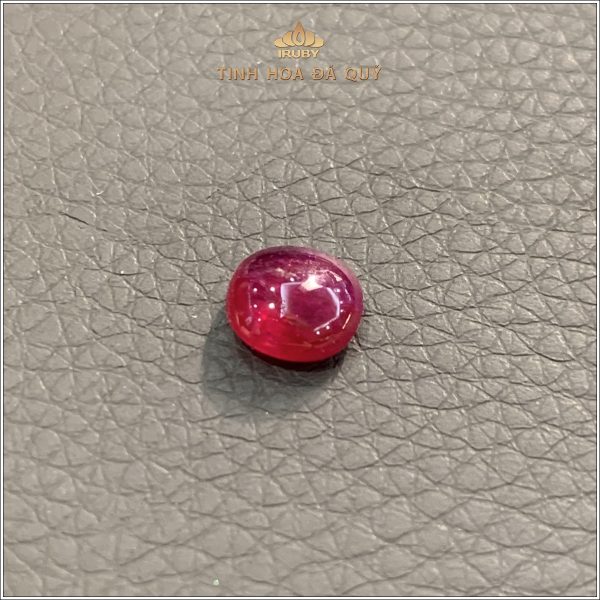 Đá Ruby cabochon huyết kính Lục Yên 2,25ct - IRRC262 2409225 hình ảnh 4