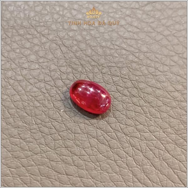 Đá Ruby cabochon huyết kính Lục Yên 2,50ct - IRRC257 2409250 hình ảnh 1