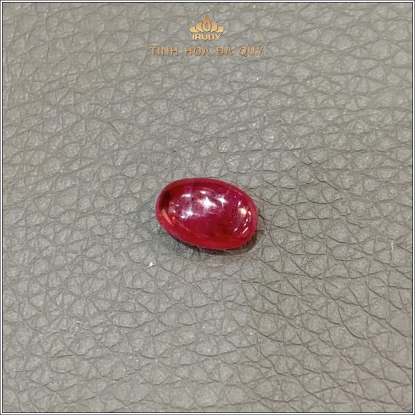 Đá Ruby cabochon huyết kính Lục Yên 2,50ct - IRRC257 2409250 hình ảnh 4