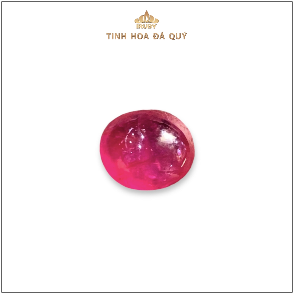 Đá Ruby cabochon huyết kính Lục Yên 2,97ct - IRRC258 2409297