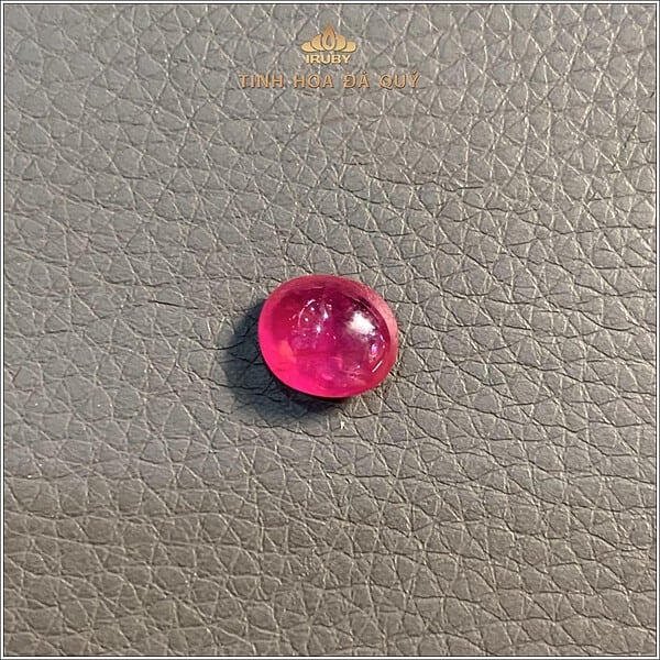 Đá Ruby cabochon huyết kính Lục Yên 2,97ct - IRRC258 2409297 hình ảnh 3