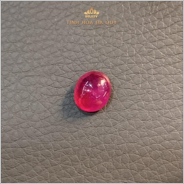 Đá Ruby cabochon huyết kính Lục Yên 2,97ct - IRRC258 2409297 hình ảnh 4