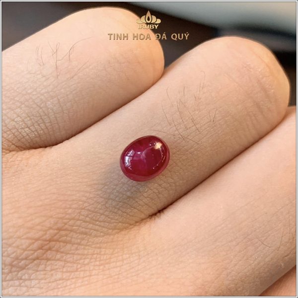 Đá Ruby đỏ huyết Lục Yên tự nhiên 100% 2,37ct - IRRC264 2409237 hình ảnh 1