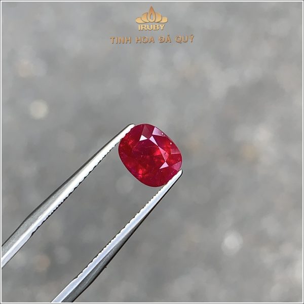 đá Ruby facet đỏ huyết Lục Yên 2,08ct - IRRF271 2409208 hình ảnh 1