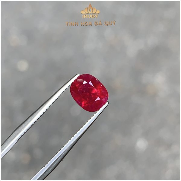 đá Ruby facet đỏ huyết Lục Yên 2,08ct - IRRF271 2409208 hình ảnh 2