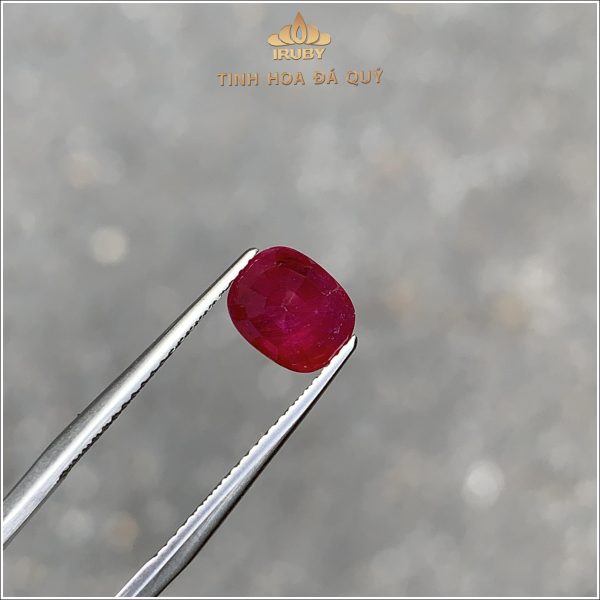 đá Ruby facet đỏ huyết Lục Yên 2,08ct - IRRF271 2409208 hình ảnh 3