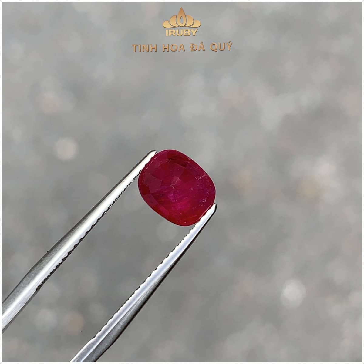 đá Ruby facet đỏ huyết Lục Yên 2,08ct - IRRF271 2409208 hình ảnh 3