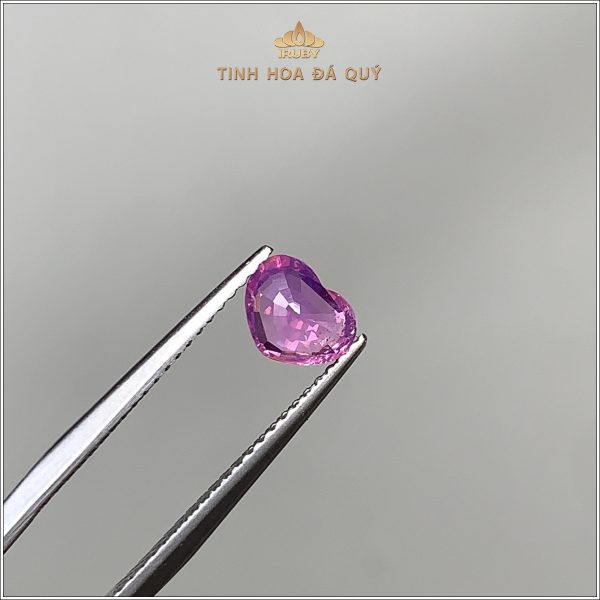 Đá Sapphire hồng Lục Yên tự nhiên 100% 0,88ct IRSP281 2409088 hình ảnh 3