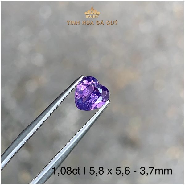 Đá Sapphire tím tự nhiên 100% 1,08ct - IRSP283 2409108 hình ảnh 4