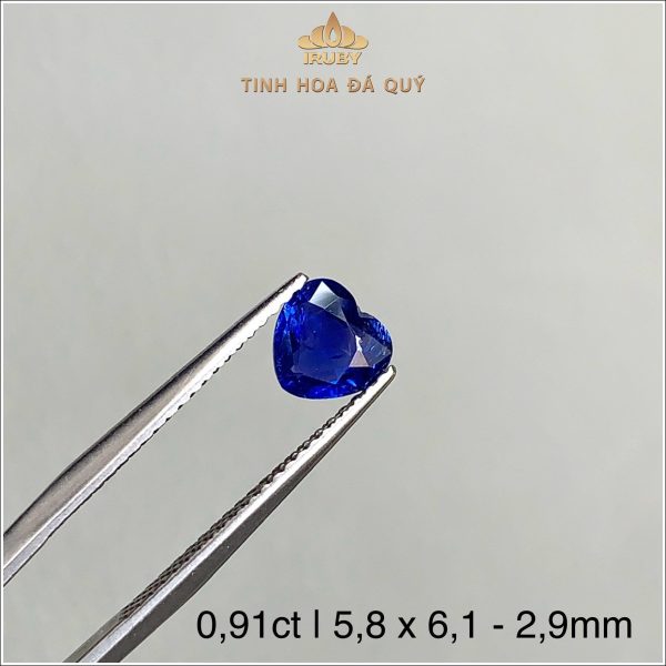 Đá Sapphire xanh lam hoàng gia 0,91ct - IRBS282 2409091 hình ảnh