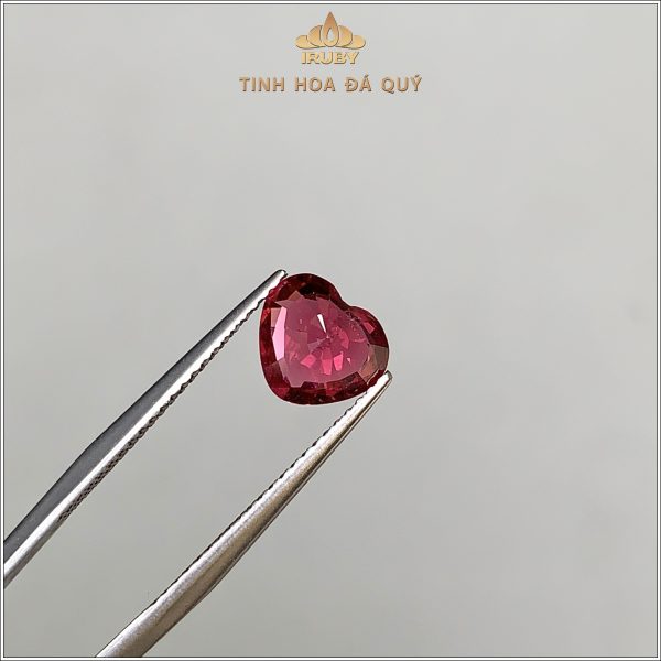 Đá Spinel đỏ trái tim tụa nhiên 100% 1,56ct IRSI119 2409156 hình ảnh 4