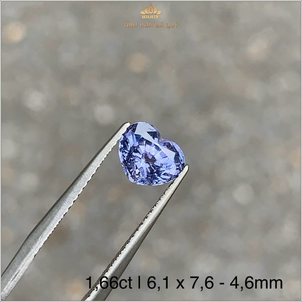 Đá Spinel trái tim Lục Yên tự nhiên 100% 1,66ct IRSI221 - 2409166 hình ảnh 1