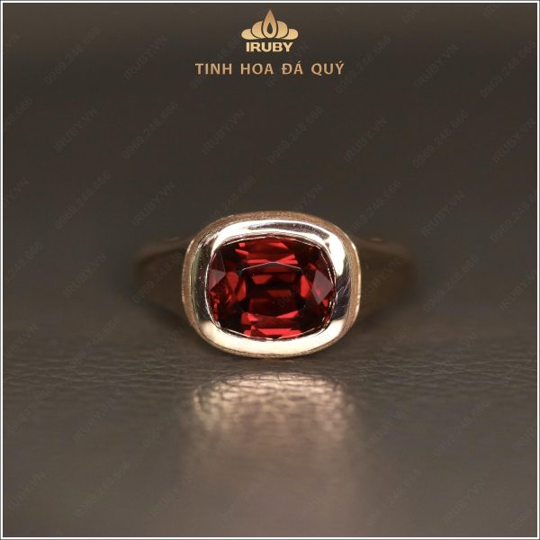 Nhẫn nam Garnet mẫu Doanh nhân má xước - IRGN 2409451 hình ảnh 5