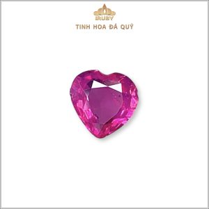 Đá Ruby trái tim Lục Yên tự nhiên 100% 0,72ct -IRRF264 2409072 hình ảnh 1