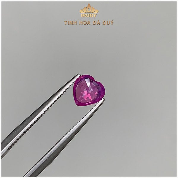 Đá Ruby trái tim Lục Yên tự nhiên 100% 0,72ct -IRRF264 2409072 hình ảnh 3