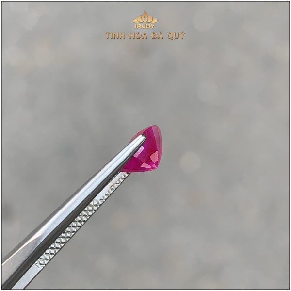 Đá Ruby facet đỏ hồng tự nhiên 100% 1,76ct - IRRF272 2410176 hình ảnh