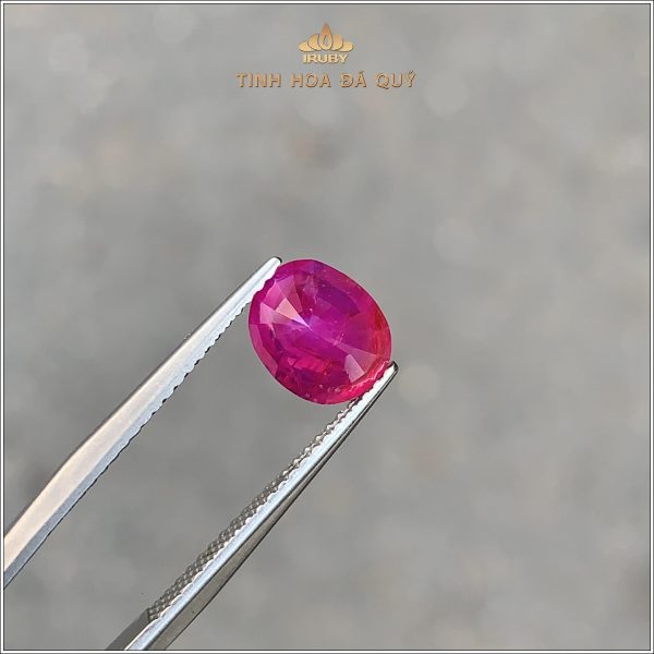 Đá Ruby facet đỏ hồng tự nhiên 100% 1,76ct - IRRF272 2410176 hình ảnh 1