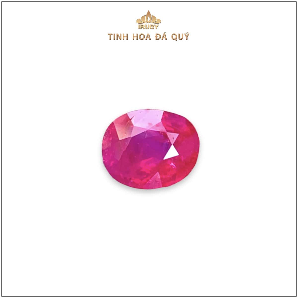 Đá Ruby facet đỏ hồng tự nhiên 100% 1,76ct - IRRF272 2410176