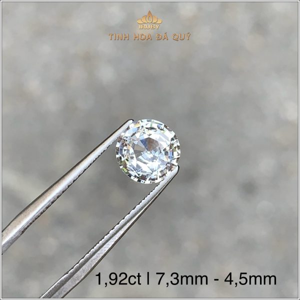 Đá Sapphire trắng đẹp như Kim Cương 1,92ct - IRSP289 2410192 hình ảnh 2