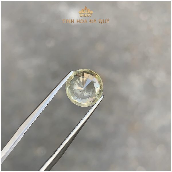 Đá Sapphire trắng phớt vàng tự nhiên 100% 2,66ct - IRSP293 2410266 hình ảnh 2