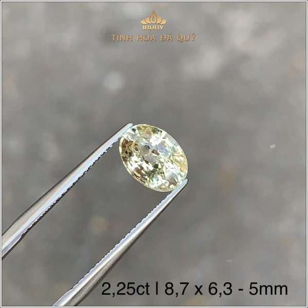 Đá Sapphire vàng tự nhiên 100% 2,25ct - IRYS292 2410225 hình ảnh 4