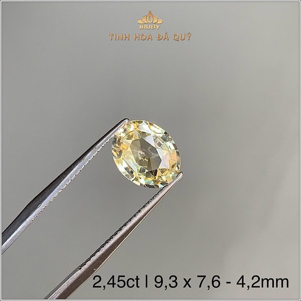 Đá Sapphire vàng tự nhiên 100% 2,45ct - IRYS286 2409245 hình ảnh 1