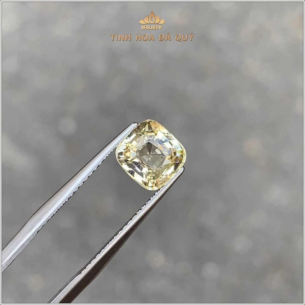 Đá Sapphire vàng tự nhiên 100% 2,51ct - IRYS290 2410251 hình ảnh