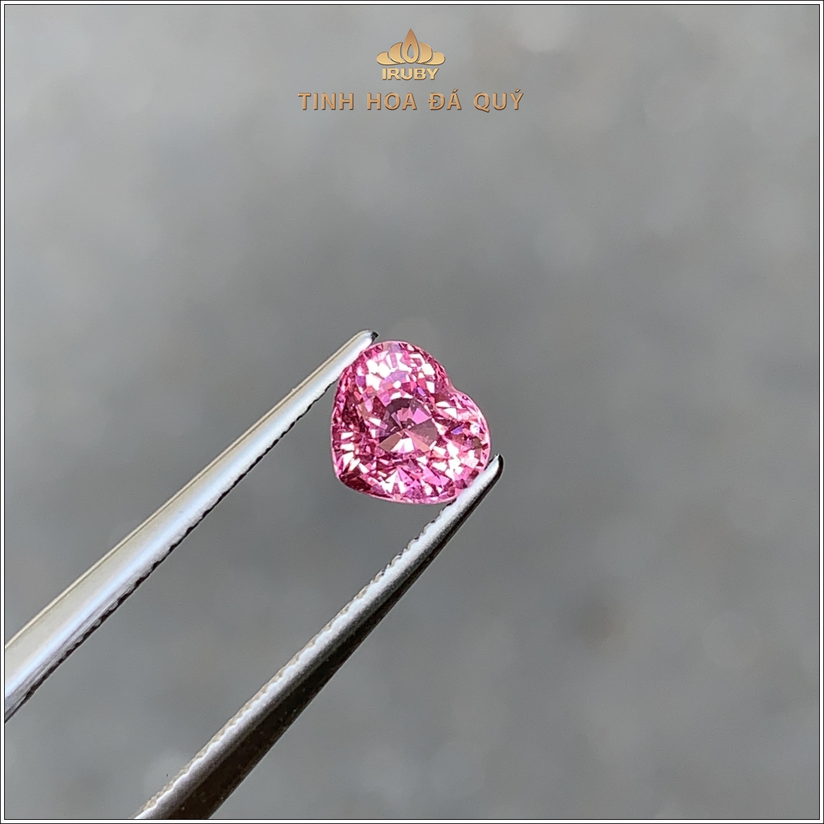 Đá Spinel hồng hình trái tim 1,20ct - IRSI 2410120KG hình ảnh 2