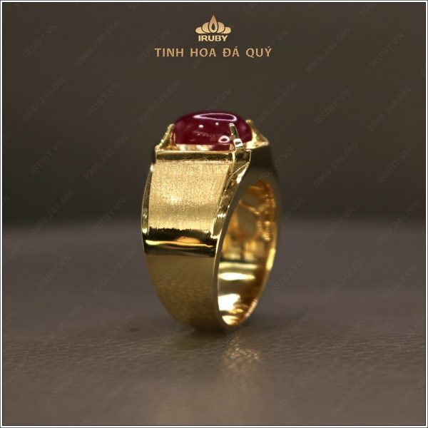 Nhẫn nam Ruby lên mẫu Doanh Nhân 4,52ct - IRRC220 2404452 hình ảnh 4