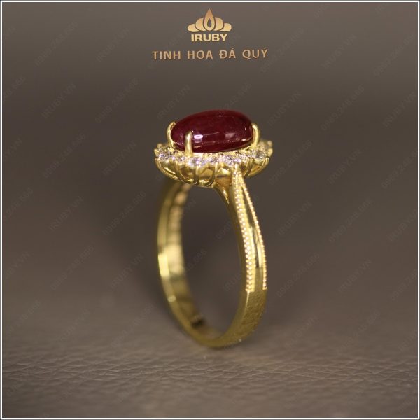 Nhẫn nữ Ruby kết kim cương sang trọng quý phái 2,50ct - IRRC 257 2409250 hình ảnh 3