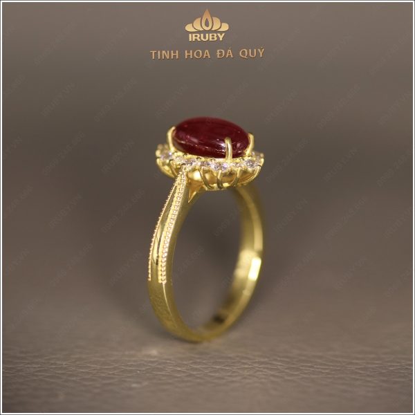 Nhẫn nữ Ruby kết kim cương sang trọng quý phái 2,50ct - IRRC 257 2409250 hình ảnh 4