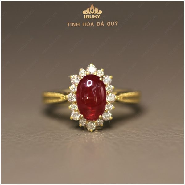 Nhẫn nữ Ruby kết kim cương sang trọng quý phái 2,50ct – IRRC 257 2409250 hình ảnh 3