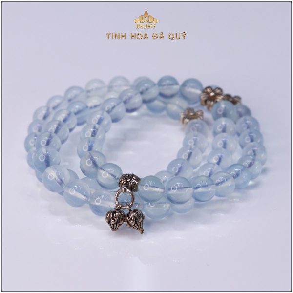 Chuỗi vòng tay Aquamarine mix charm - IRPT 241108 hình ảnh