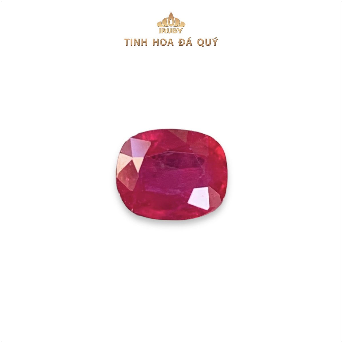 Đá Ruby facet đỏ Lục Yên tự nhiên 100% 1,23ct - IRRF276 2411123