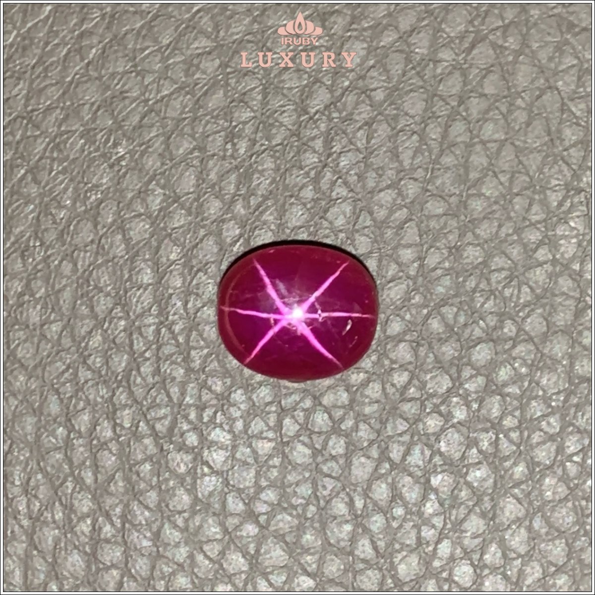 Đá Ruby sao cánh hồng Yên Bái 3,90ct - IRSR274 2411390 hình ảnh 3