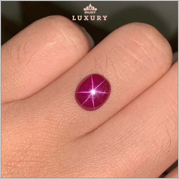 Đá Ruby sao cánh hồng Yên Bái 3,90ct - IRSR274 2411390 hình ảnh 4