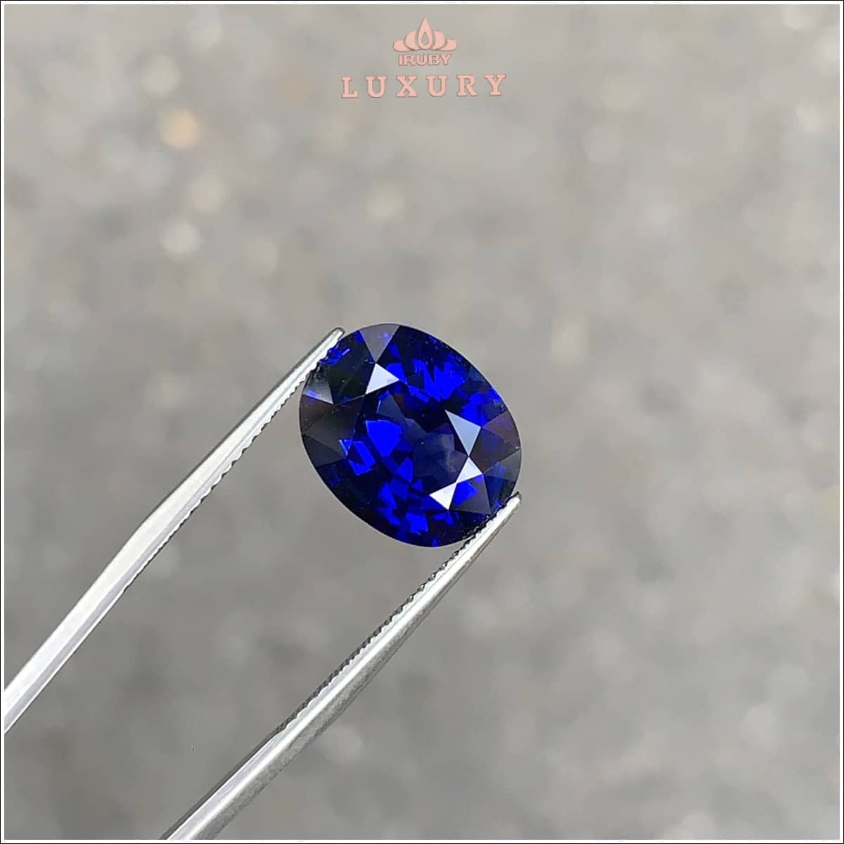 Đá Sapphire xanh lam hoàng gia 7,02ct IRBS298 2411702 hình ảnh